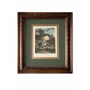 Le Declin Du Jour - Jean-Michel Moreau le Jeune French HandColored Engraved Art
